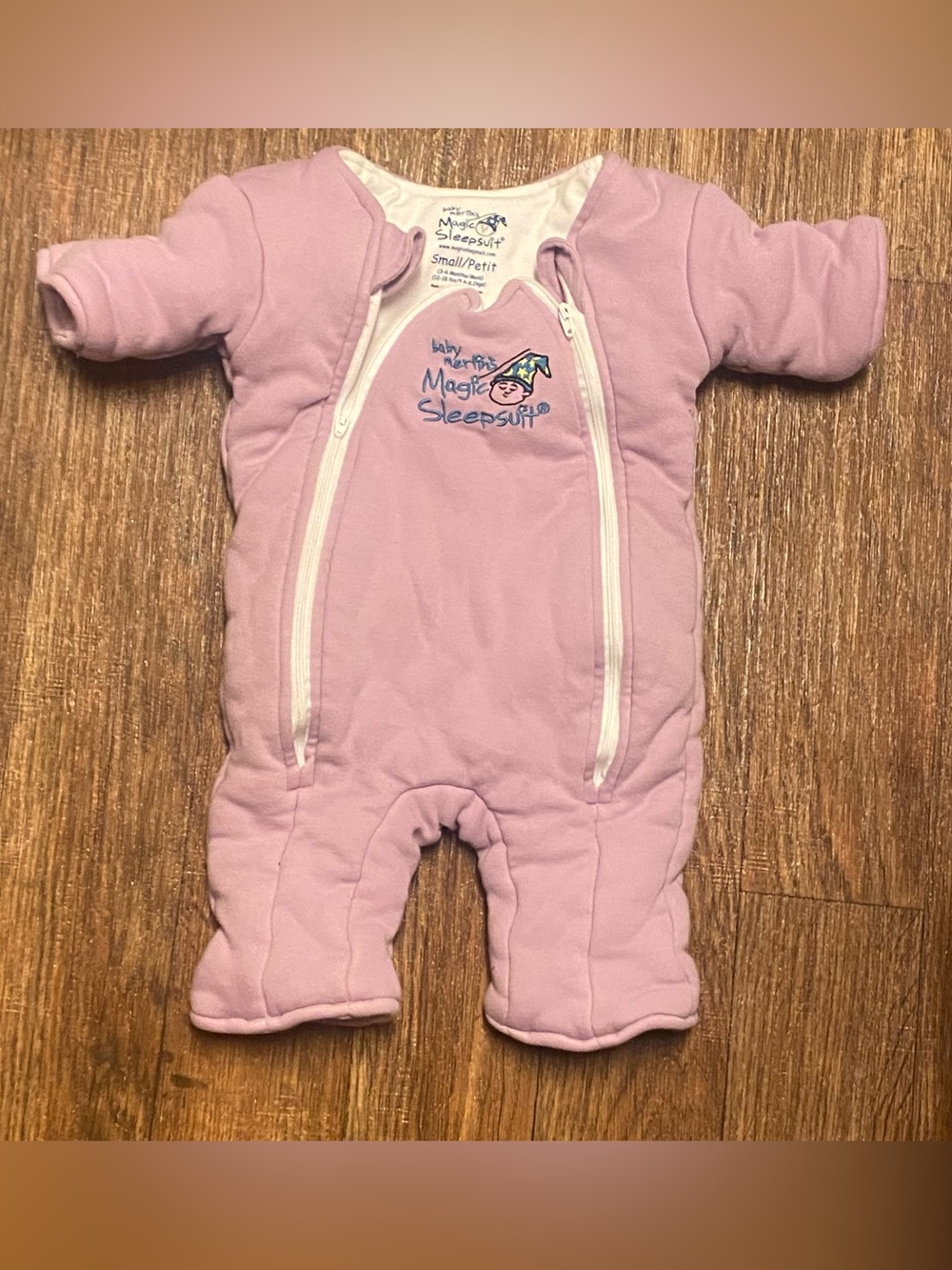 3 To 6 Mo Months Baby Merlin’s Magic Sleepsuit Lavender Light Purple 12 - 18 Lbs